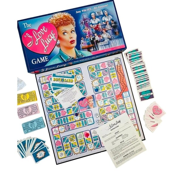 Vintage I Love Lucy Board Game‎ Talicorp 1984 Selead Box